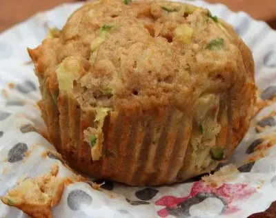 Healthy Pineapple Zucchini Muffins