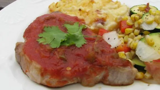 Healthy Southwestern-Style Pork Chops Recipe – Only 4 WW Points