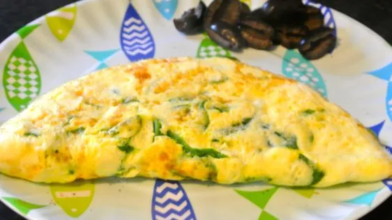 Healthy Spinach and Feta Omelette Recipe – Weight Watchers Friendly