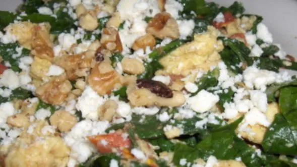 Healthy Spinach and Tomato Egg Scramble Recipe