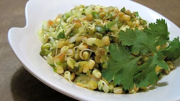Healthy Sprouted Mung Bean Salad Recipe – Easy & Nutritious Moong Salad