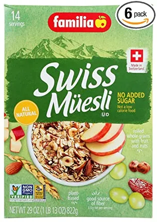 Healthy Swiss-Style Fruit and Yogurt Muesli Recipe