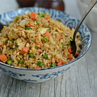Healthy Vegetable Stir-Fried Brown Rice Recipe