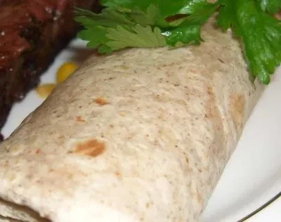 Healthy Vegetarian Tex-Mex Tortilla Wraps Recipe