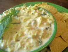 Healthy Warm Artichoke Dip