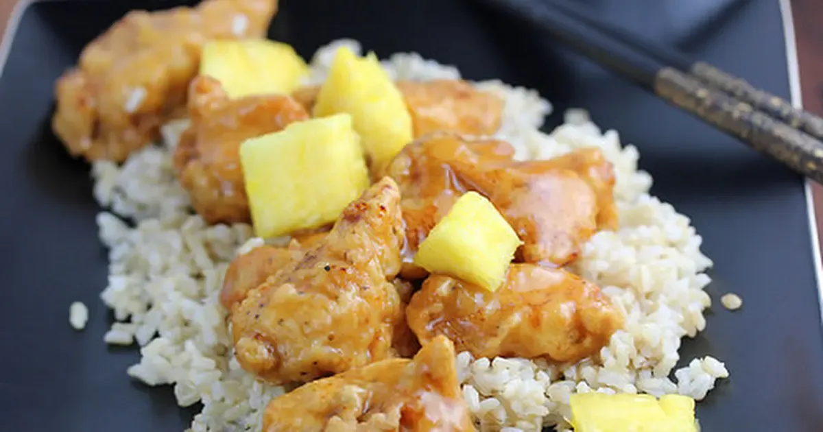 Healthy Weight Watchers Chinese Pineapple Chicken Recipe