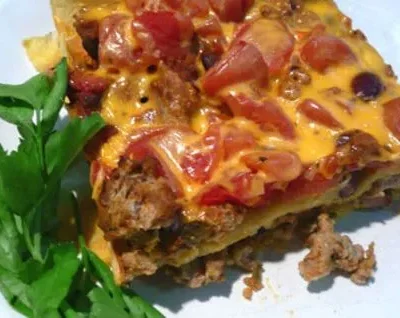 Healthy Weight Watchers Layered Tortilla Casserole Bake