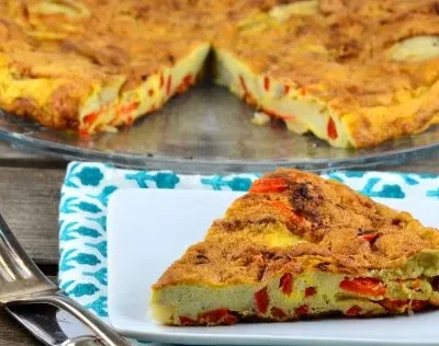 Healthy Weight Watchers Potato And Pepper Frittata - Only 4 Points