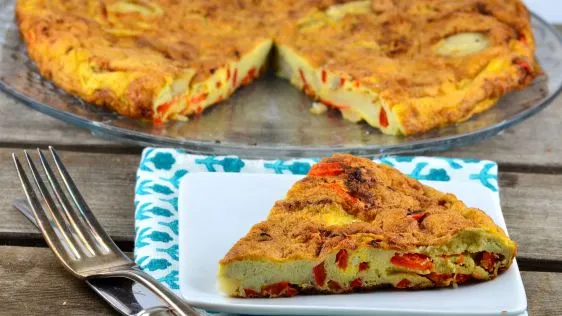 Healthy Weight Watchers Potato and Pepper Frittata – Only 4 Points