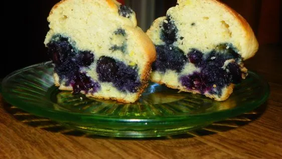 Healthy Whole Grain Blueberry Muffins Recipe