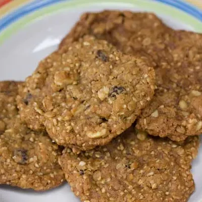 Healthy Whole Grain Steel Cut Oatmeal Cookie Recipe