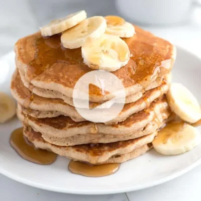 Healthy Whole Grain Wheat Pancakes Recipe