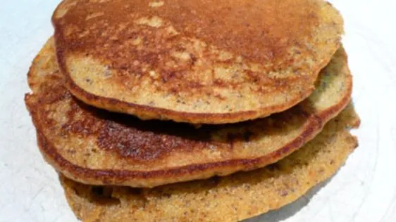 Healthy Whole Grain and Flaxseed Pancake Recipe