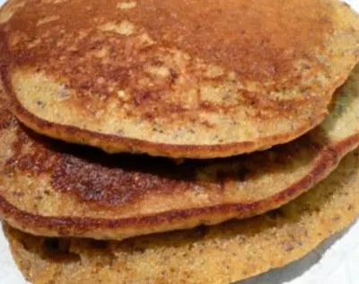 Healthy Whole Grain And Flaxseed Pancake Recipe