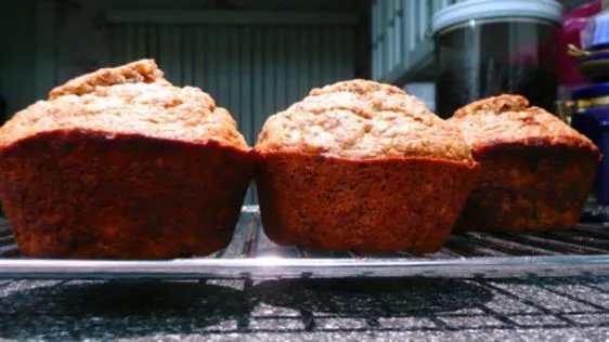 Healthy Whole Wheat Banana Flaxseed Muffins Recipe