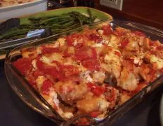 Hearty Baked Bruschetta Casserole Delight