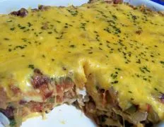 Hearty Bean and Tortilla Layered Casserole Recipe