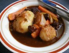 Hearty Beef Stew With Red Wine