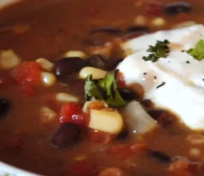 Hearty Black Bean Chowder - Crock Pot