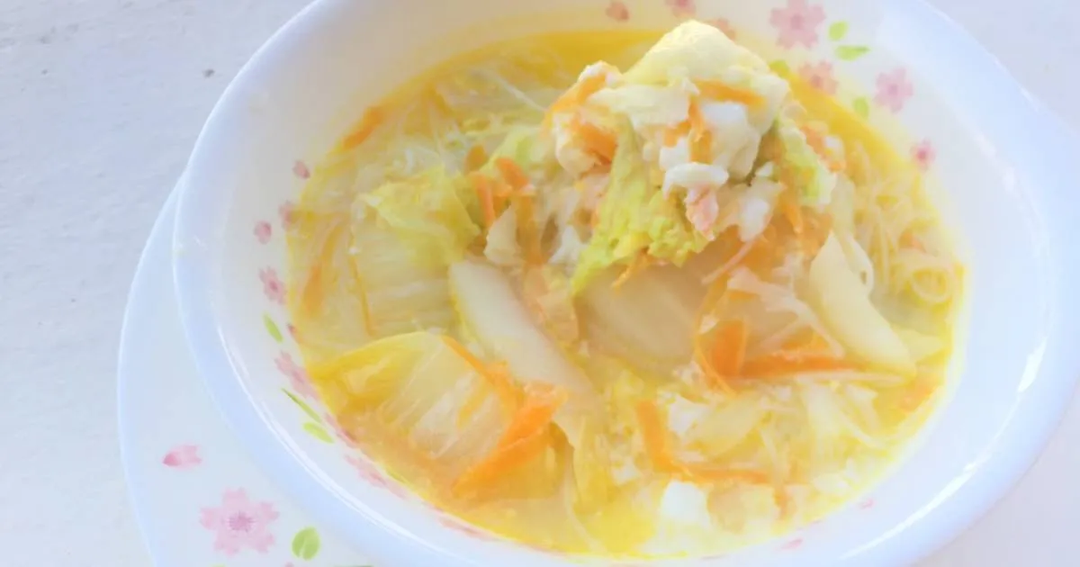 Hearty Cabbage and Vermicelli Noodle Soup Recipe