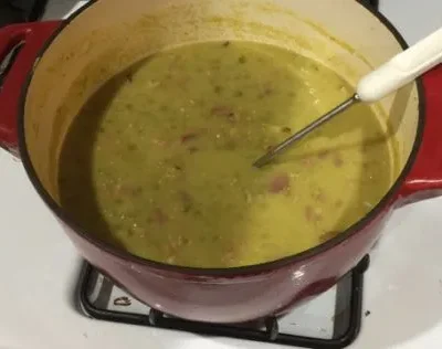 Hearty Ham And Split Pea Soup Recipe