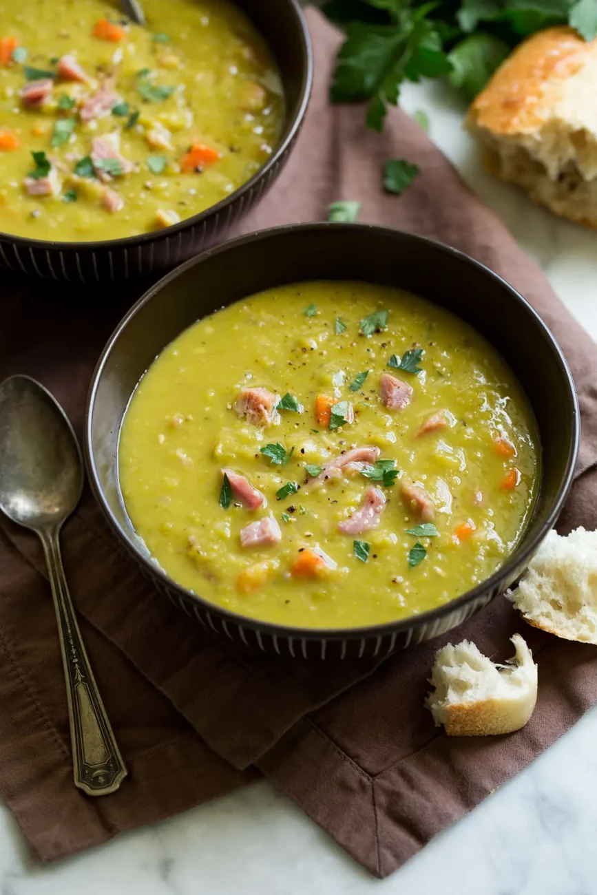 Hearty Ham and Split Pea Soup Recipe