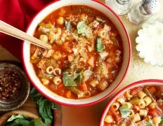 Hearty Italian Minestrone Soup: A Classic Recipe