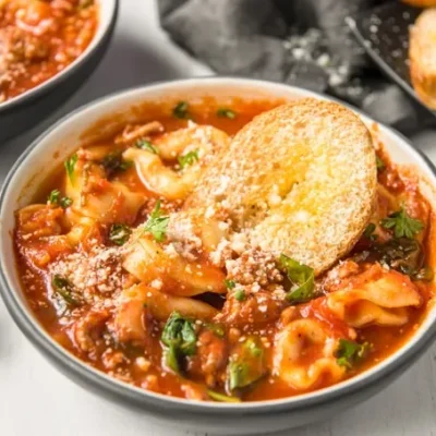 Hearty Italian Tortellini Soup Recipe