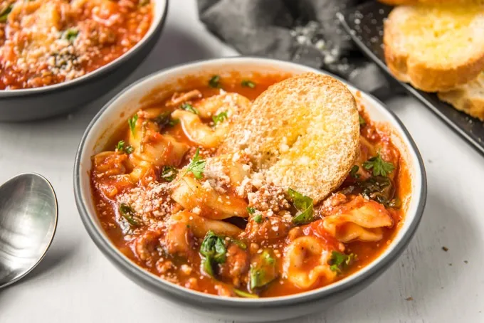 Hearty Italian Tortellini Soup Recipe