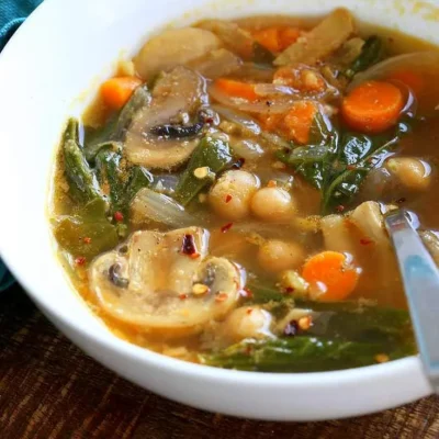 Hearty Mushroom And Vegetable Soup Recipe