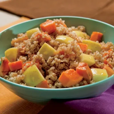 Hearty Quinoa With Sauteed Apples And