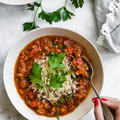 Hearty Stuffed Bell Pepper Soup Recipe