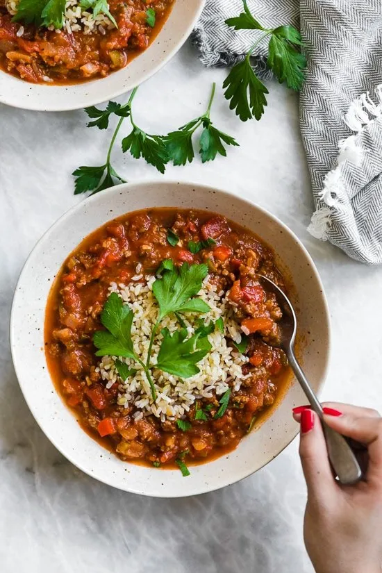 Hearty Stuffed Bell Pepper Soup Recipe