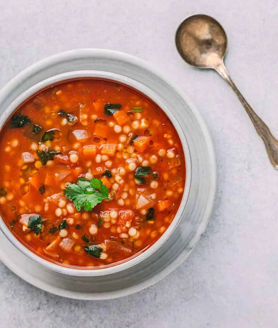 Hearty Tomato Couscous Soup Recipe