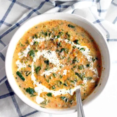 Hearty Tomato And Spinach Soup Recipe For A Nutritious Meal