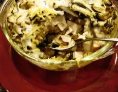 Hearty Turkey And Mushroom Casserole