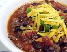 Hearty Turkey And Black Bean Chili Recipe