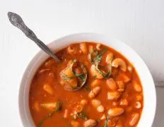 Hearty Vegetarian Minestrone Soup Recipe By Uncle Bill