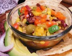 Heathers Tropical Bean Salsa