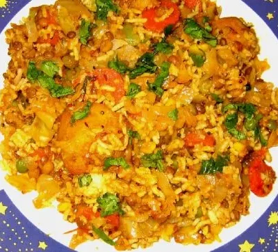 Heavenly Mushroom And Carrot Biryani Recipe