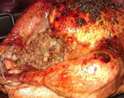 Herb-Butter Roasted Turkey With Caramelized Glaze