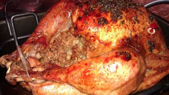 Herb-Butter Roasted Turkey with Caramelized Glaze