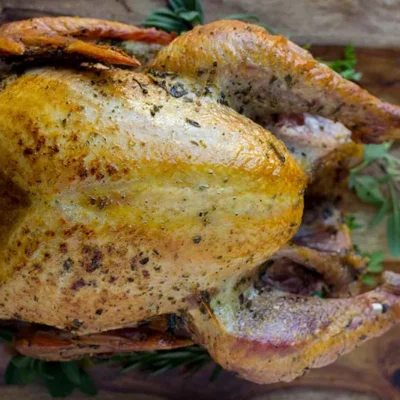 Herb-Butter Roasted Turkey With Caramelized Glaze