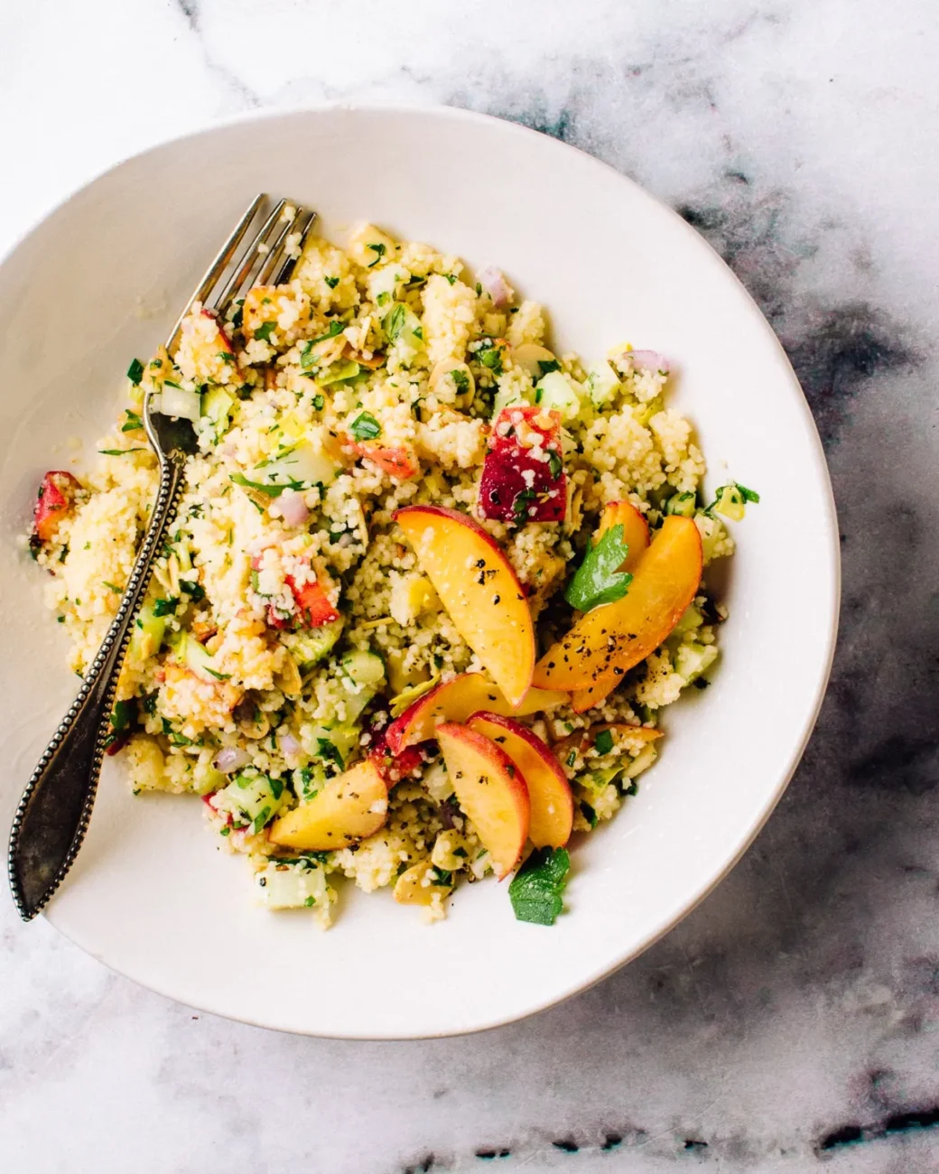 Herb, Cheese And Dried Fruit Salad