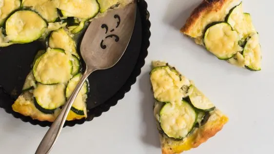 Herb-Infused Gruyere and Zucchini Tart Recipe