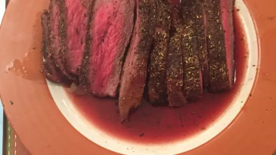 Herb-Rubbed London Broil