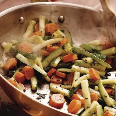 Herbed Carrots And Zucchini