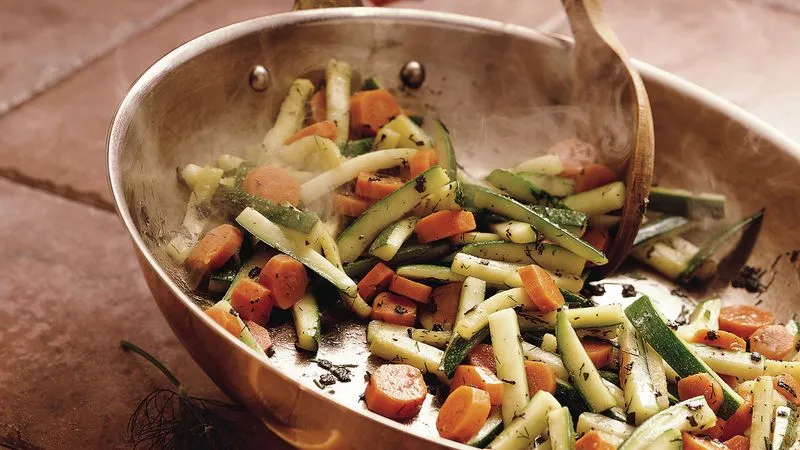 Herbed Carrots And Zucchini