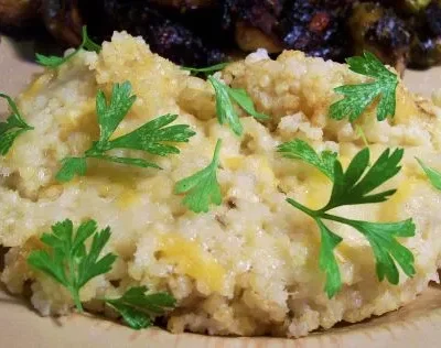 Herbed Cheese Millet Casserole