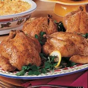 Herbed Cornish Hen